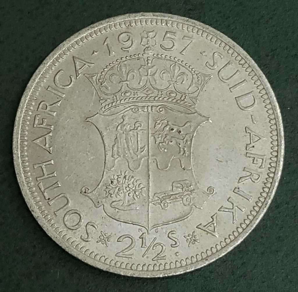 Union 2,5 Shillings 1957 - Excellent condition
