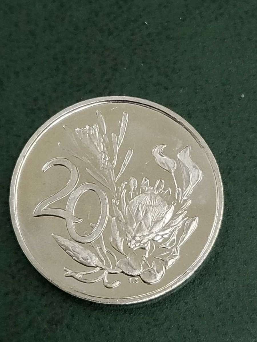 RSA 1981 Proof 20 Cent