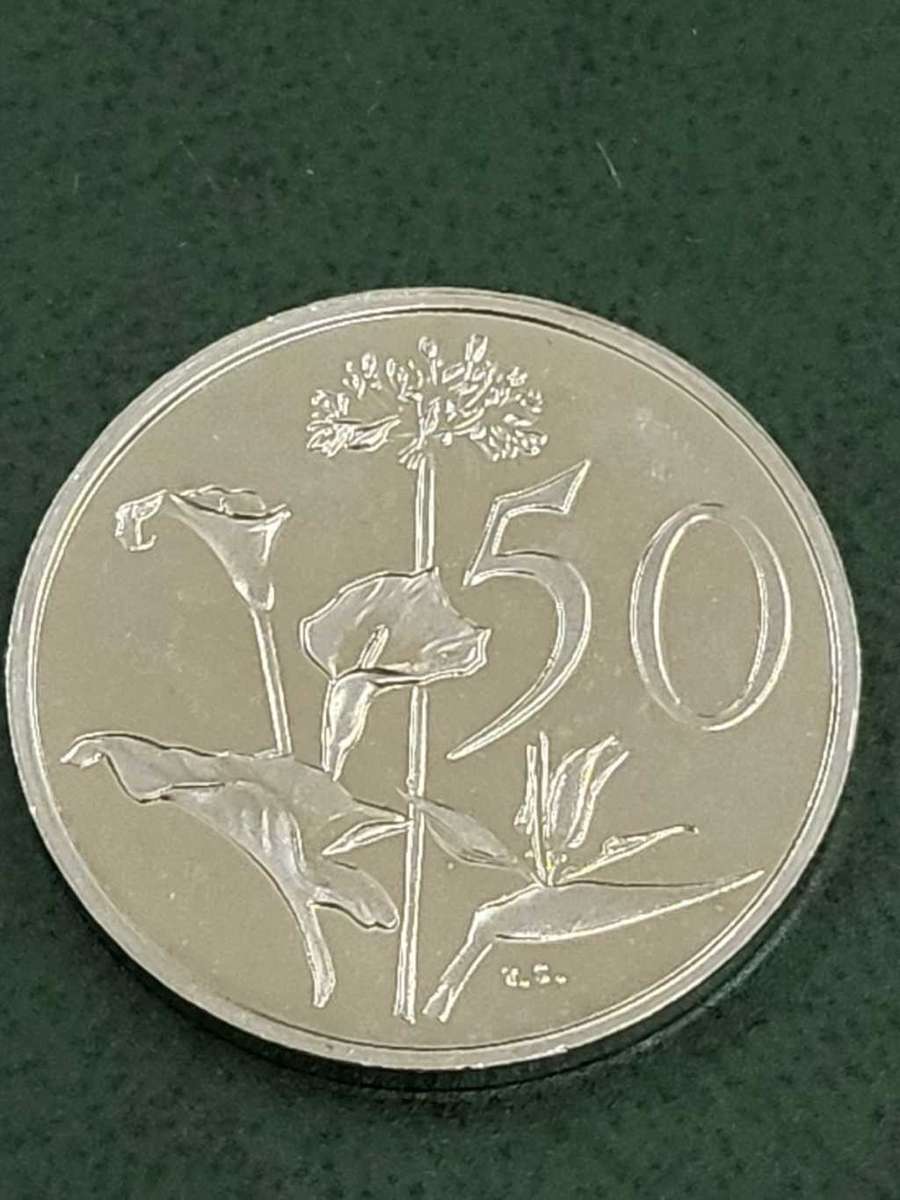 RSA 1972 Proof 50 Cent