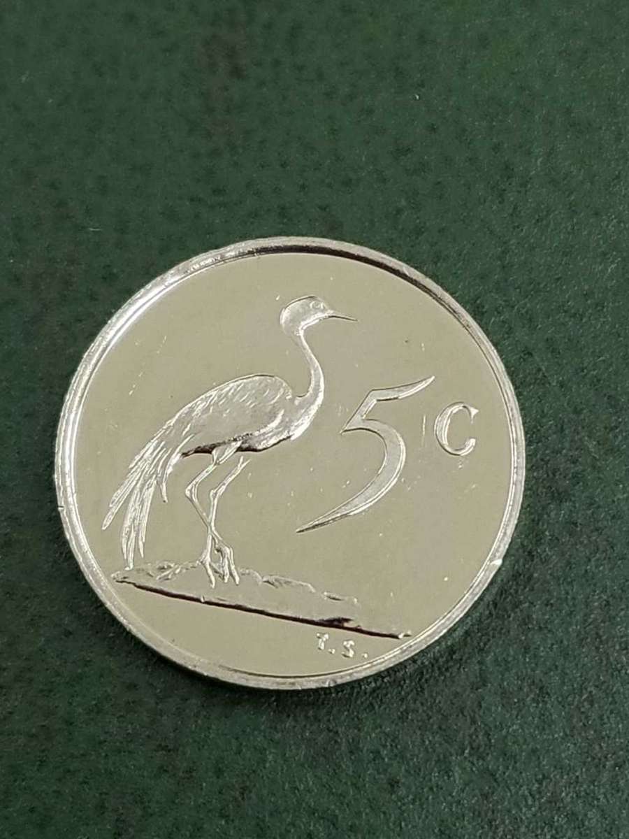 RSA 1972 Proof 5 Cent