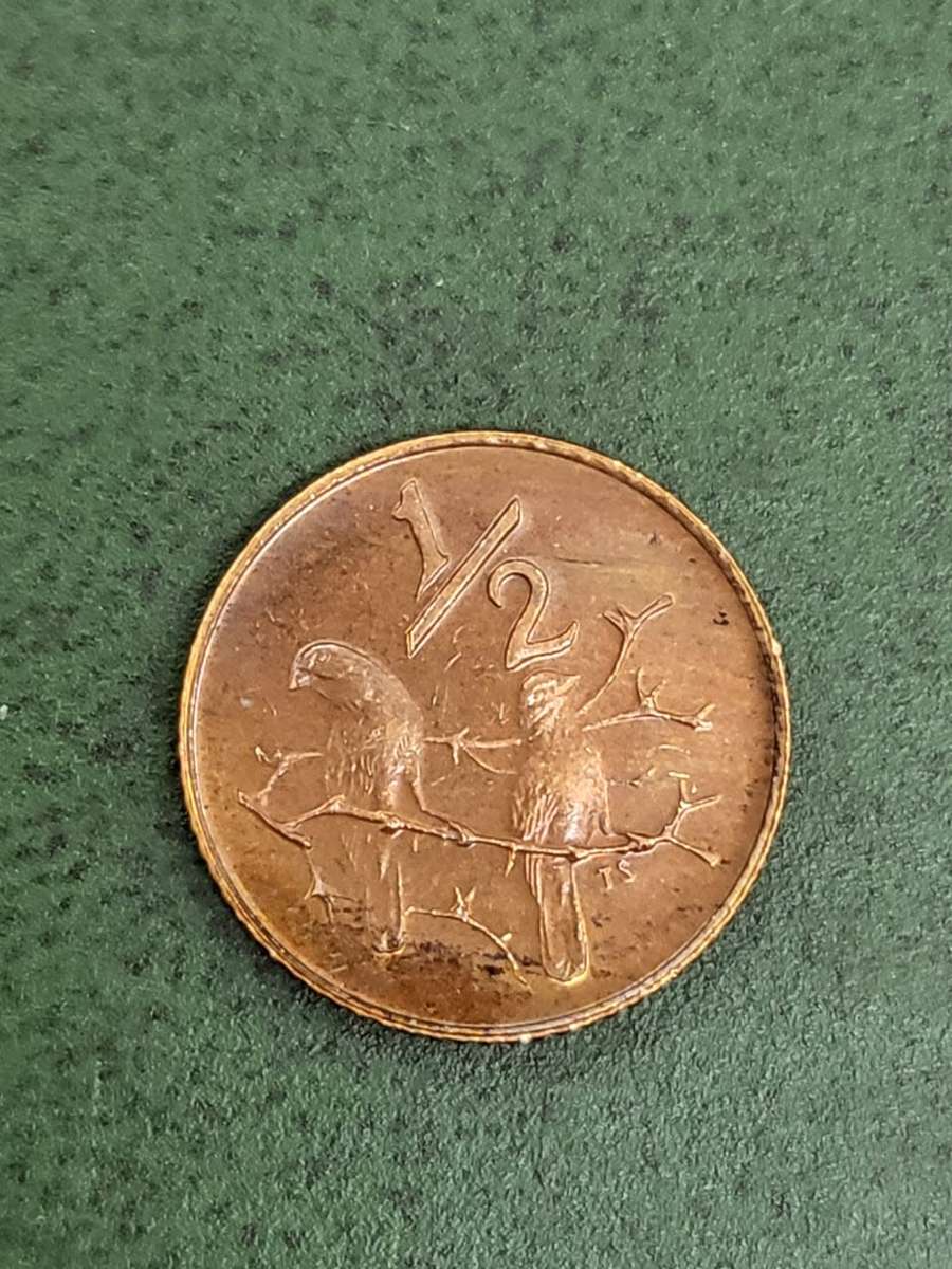 RSA 1975 Proof 1/2 Cent