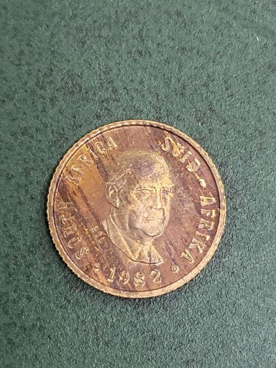 RSA 1980 Proof 1/2 Cent