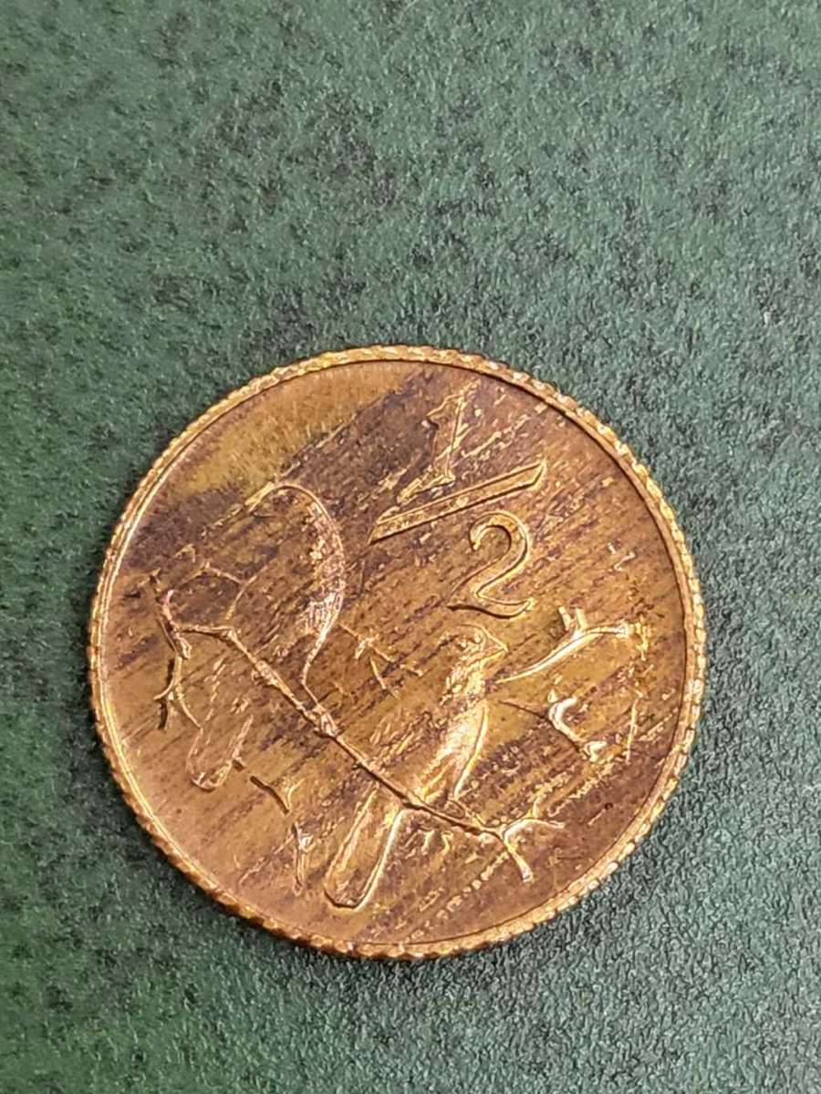 RSA 1980 Proof 1/2 Cent