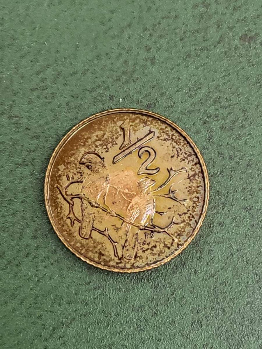 RSA 1978 Proof 1/2 Cent