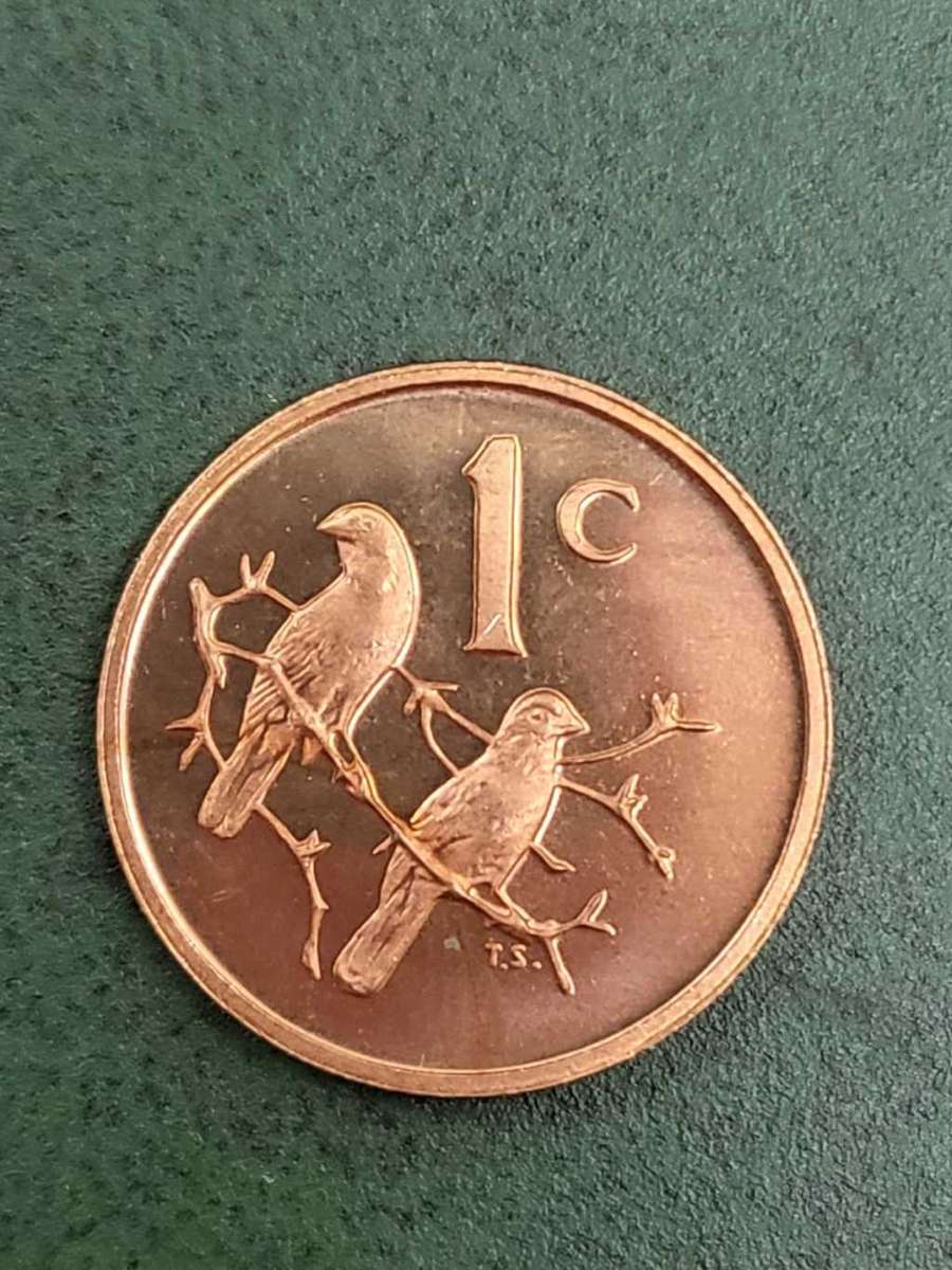 RSA 1974 Proof 1 Cent