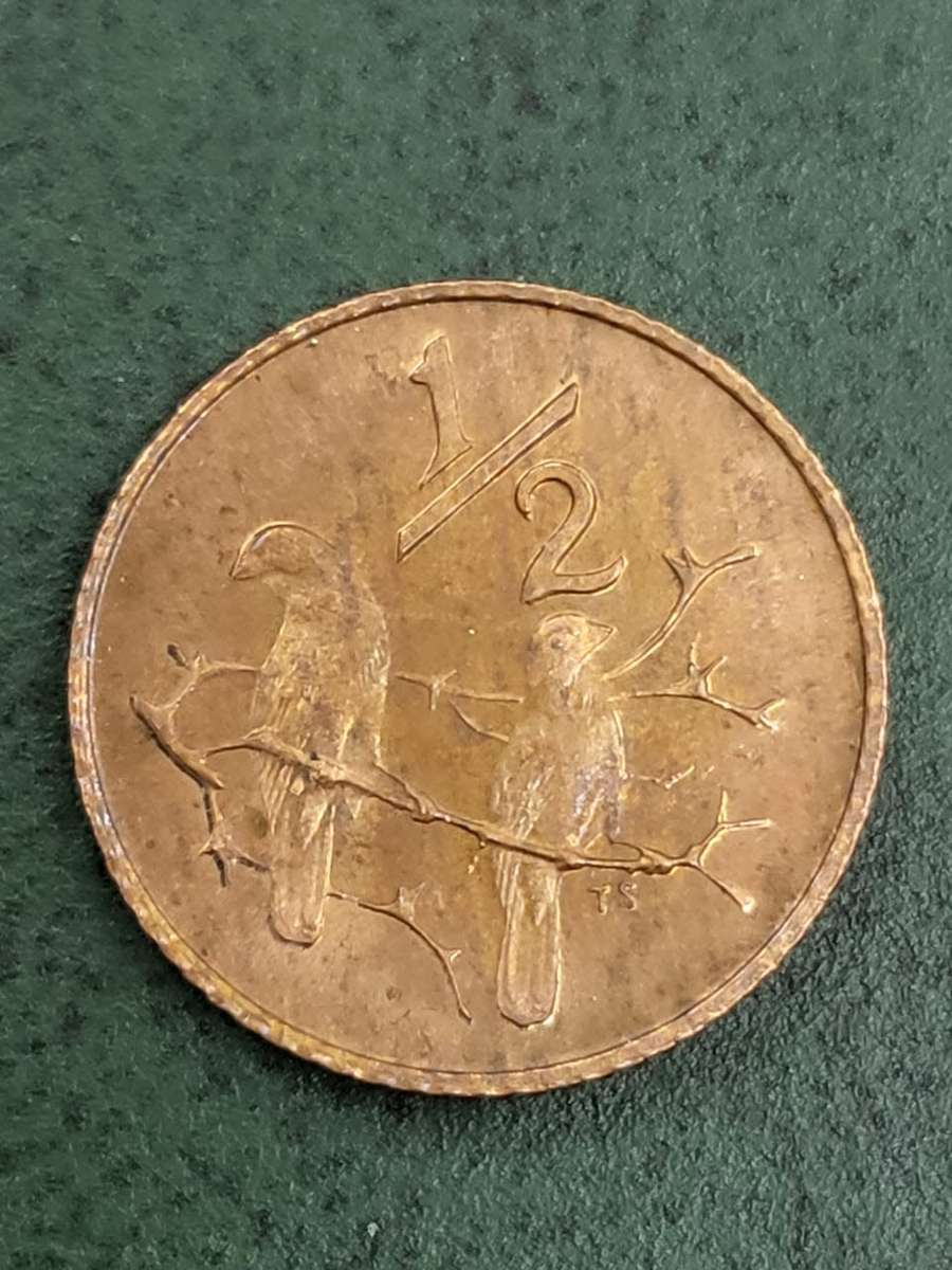 RSA 1977 Proof 1/2 Cent