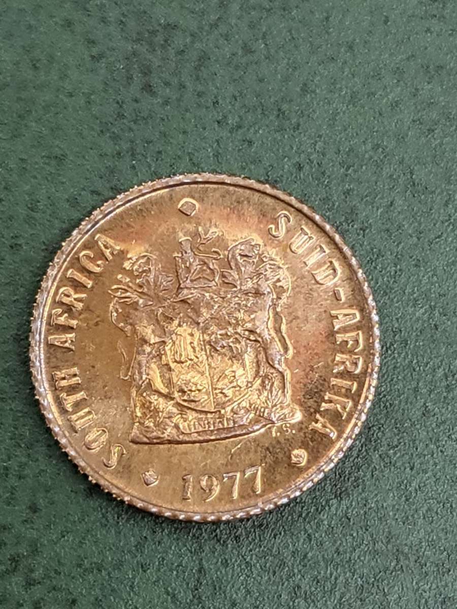 RSA 1977 Proof 1/2 Cent