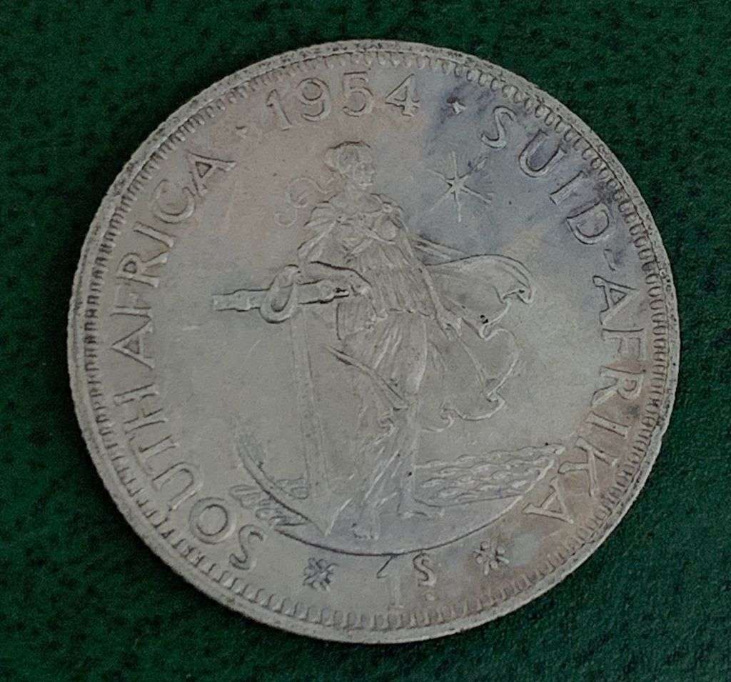 Union 1 Shilling 1954 - Nice condition