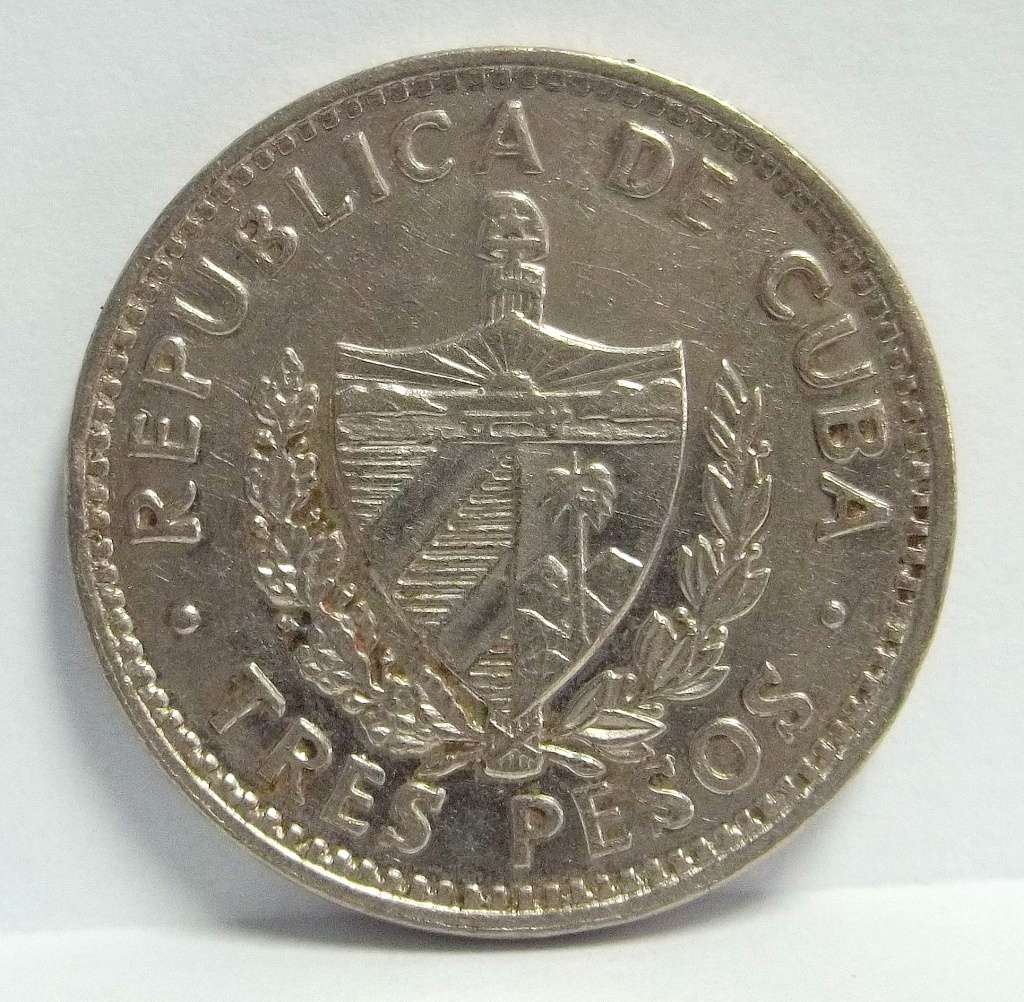 Cuba 3 Pesos 1992
