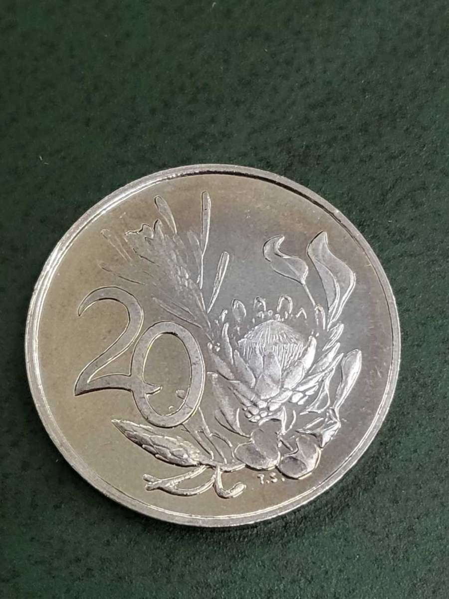 RSA Proof 20 Cent 1980