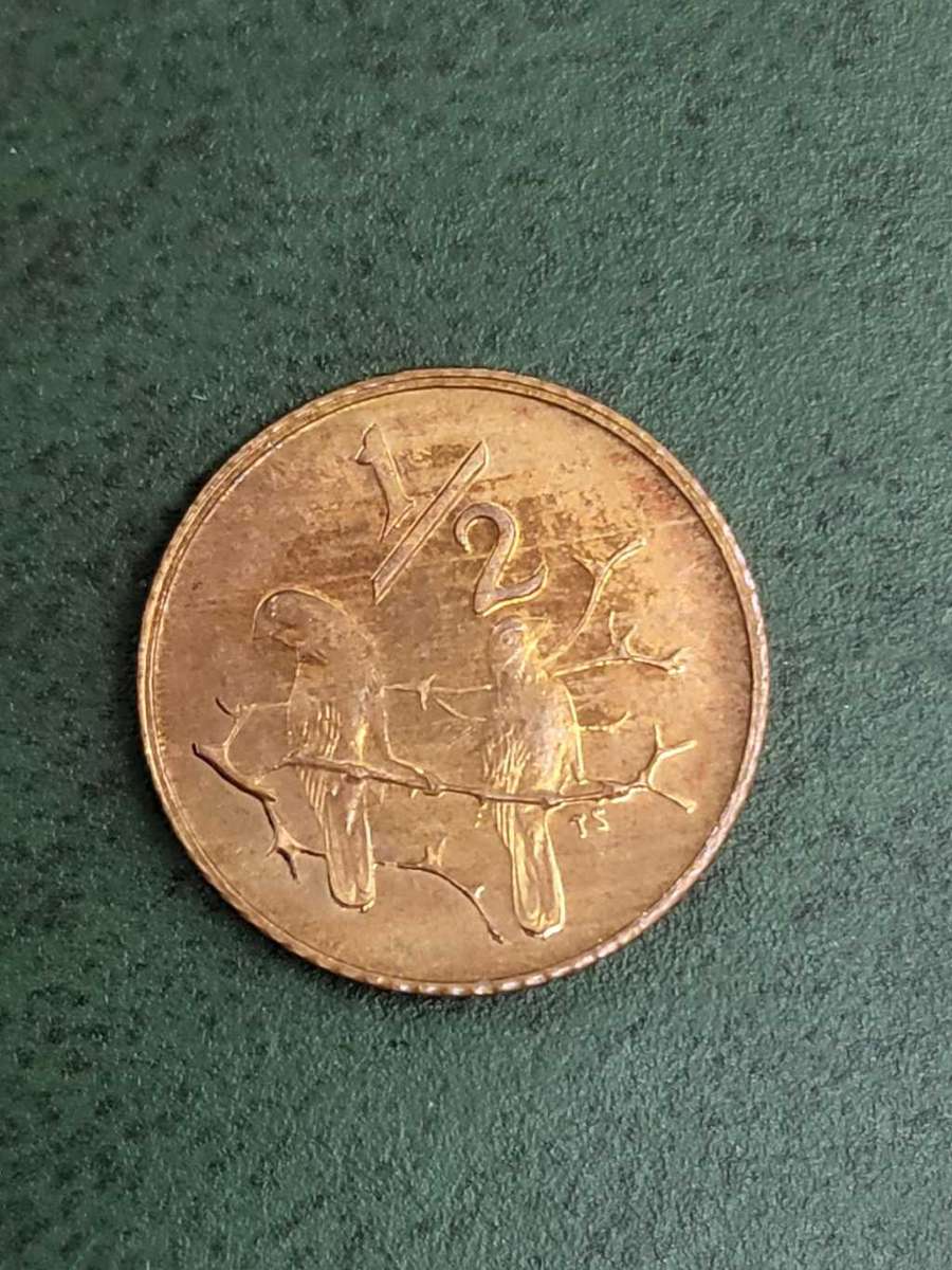 RSA Proof 1/2 Cent 1976