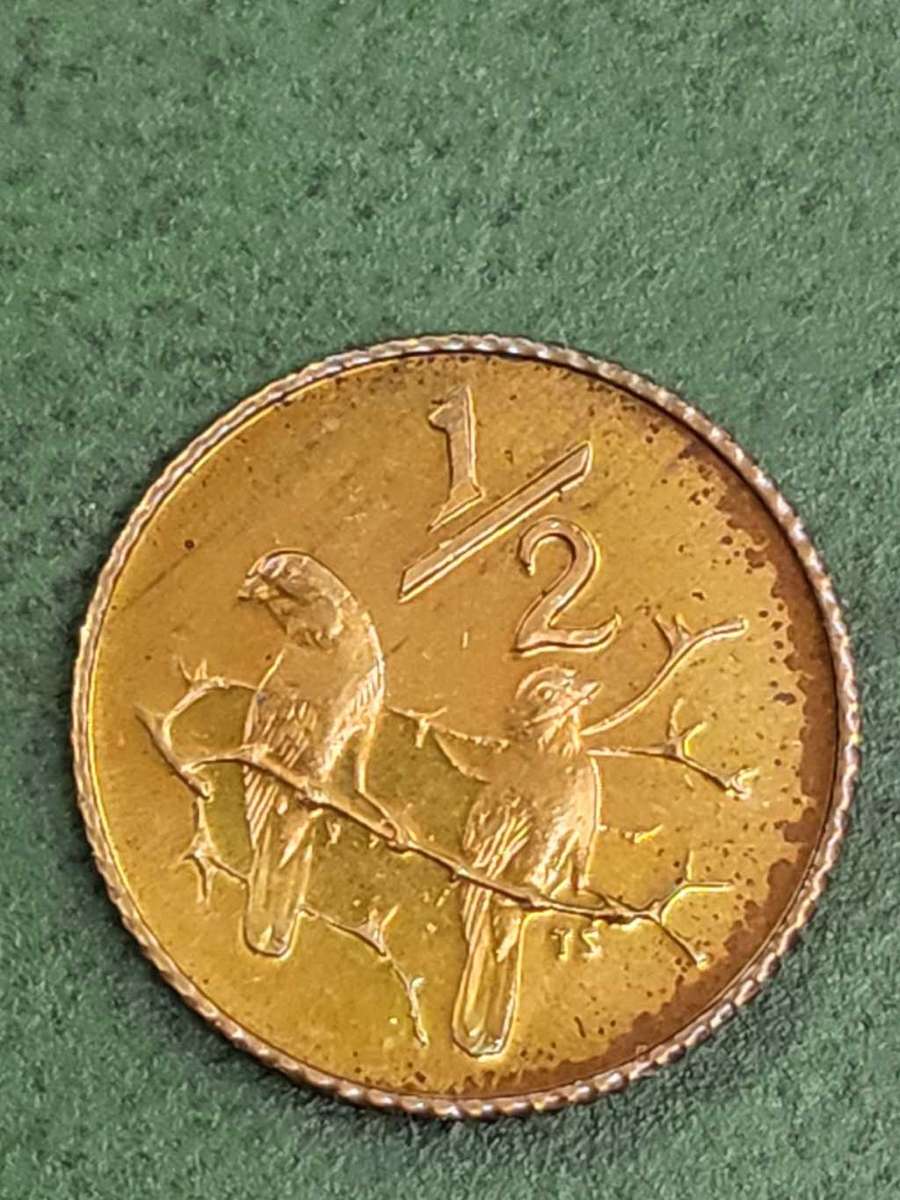 RSA Proof 1/2 Cent 1982