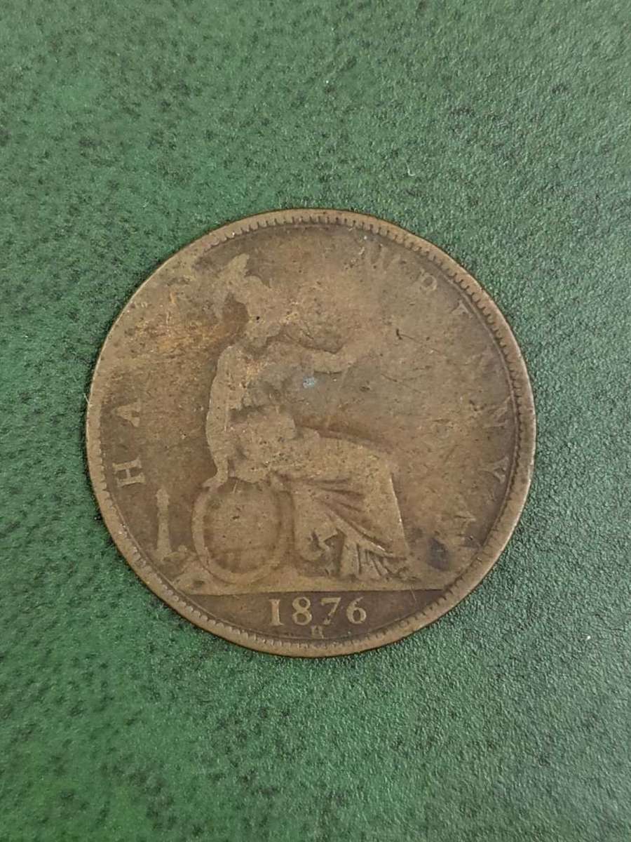 Britain Half Penny 1876