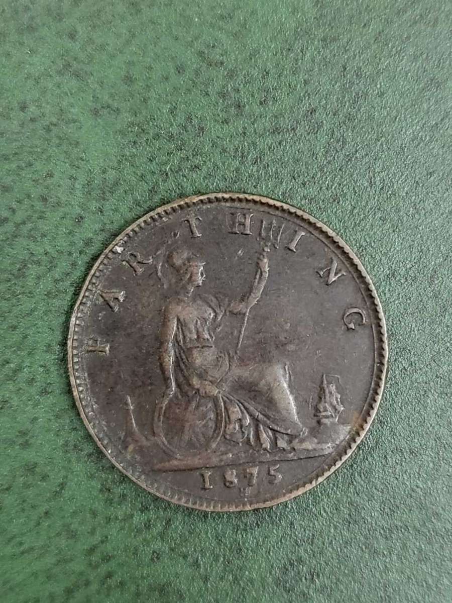 Britain Farthing 1875