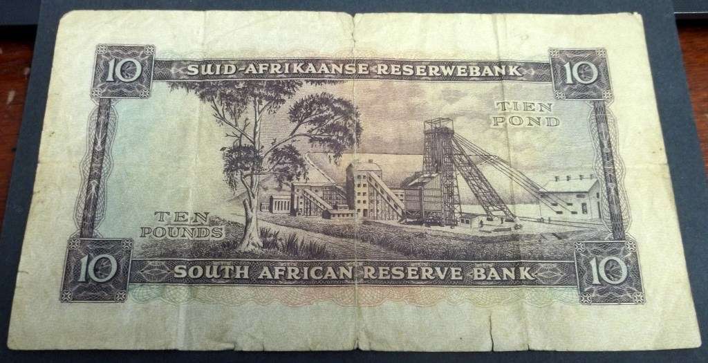 SA Union 10 Pounds 1955