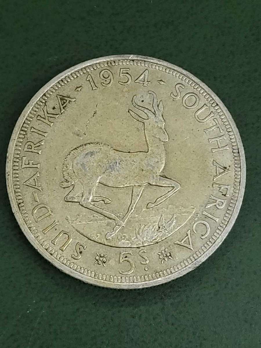 Union 5 Shillings 1954