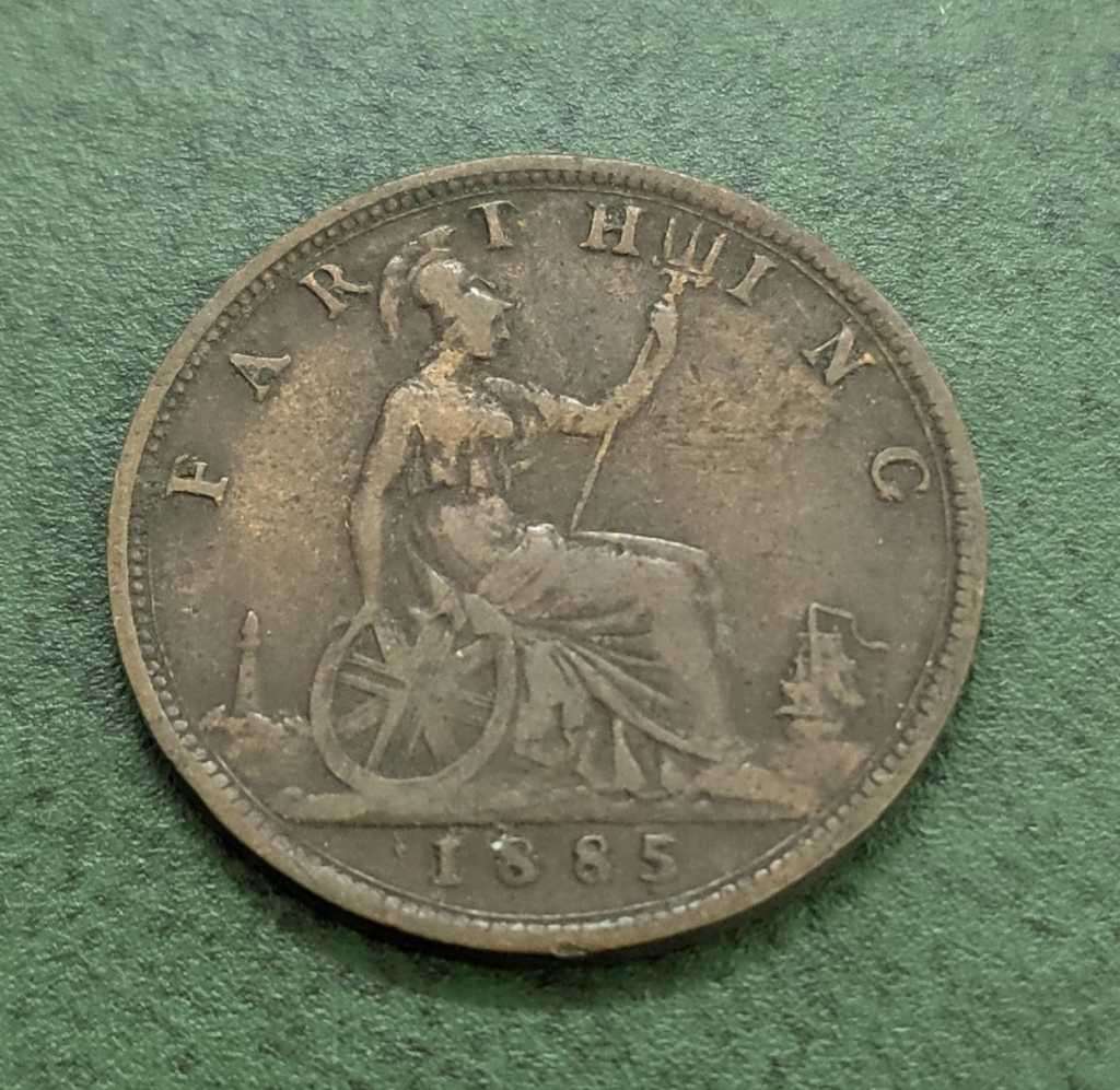Britain Farthing 1885