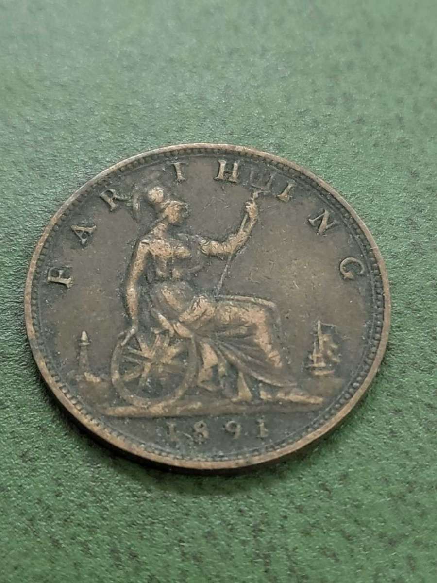 Britain Farthing 1891