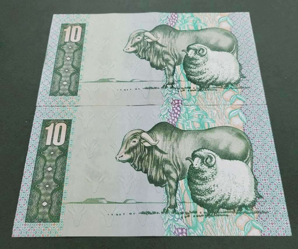 Sa 10 Rand late 1980's-VF condition