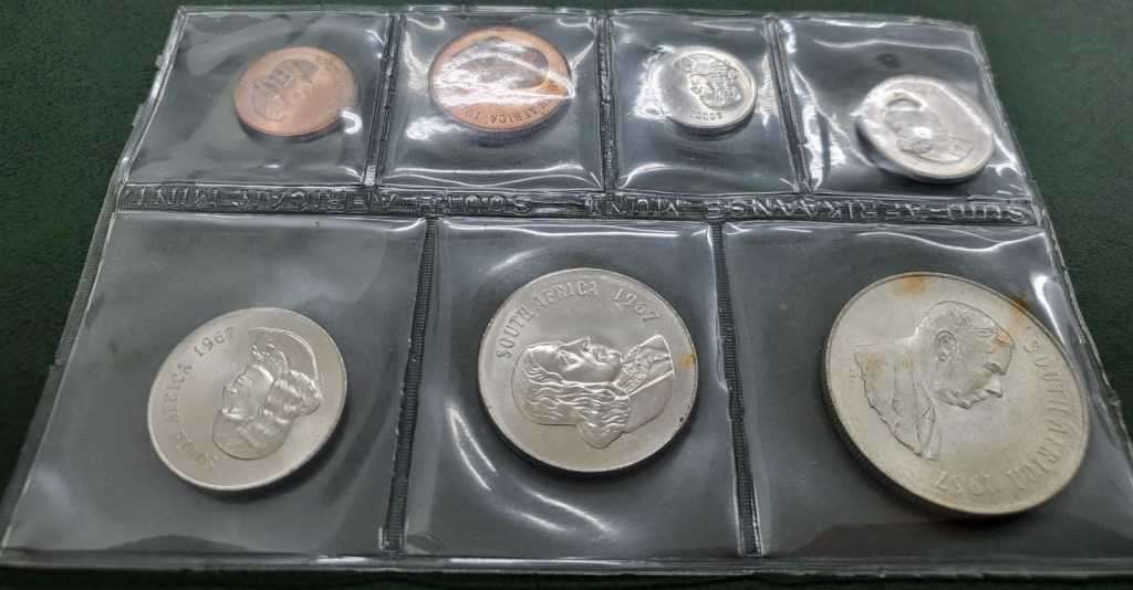 1967E SA mint coin set