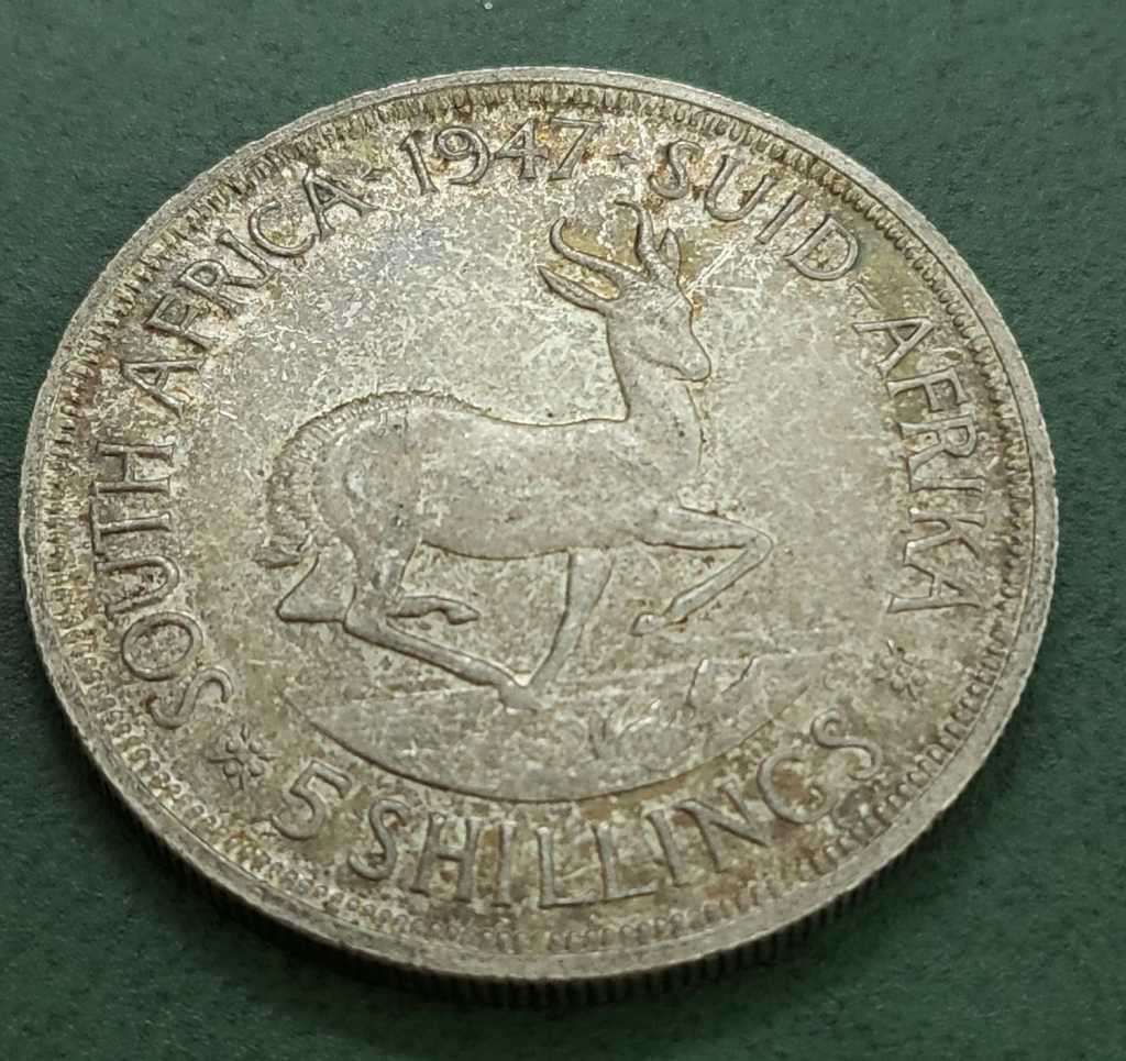 Union 5 Shillings 1947