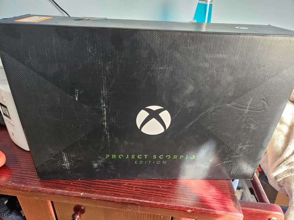 Xbox One X 1TB Limited Edition Console - Project Scorpio Edition 2 Controllers and Charge Dock