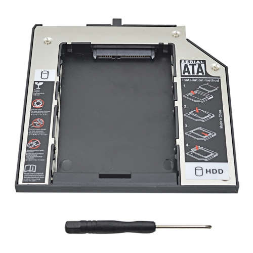12.7mm SATA to SATA Hard Drive Caddy Tray for APPLE MACBOOK (Laptop Notebooks)