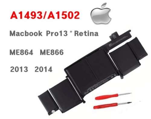New Original Genuine A1493 Battery for Apple MacBook Pro 13" Retina A1502 2013 2014