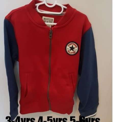 ORIGINAL CONVERSE ALL STAR HOODIES MARKET VALUE R500 AGE 5-6 AND 6-7
