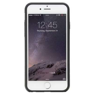 Iphone 6 Plus / 6S Plus protective case with kickstand - Gray