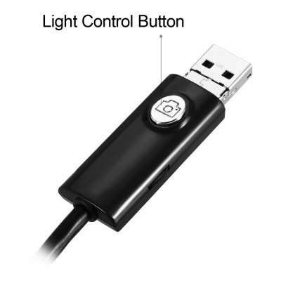 Endoscope - 2 in 1 Android and PC -  5M  BLACK