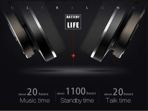 Bluetooth Headphones - Bluedio T3 Plus - Memory foam - 3D Sound Effect - Micro SD Card Slot -  Black