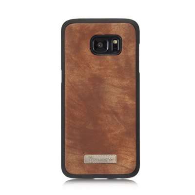Samsung Galaxy S7 Edge wallet Phone Flip cover - With card slot holders PU Leather - Brown