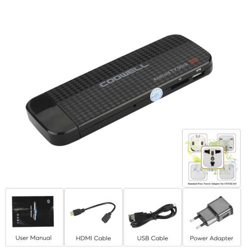 4K Android TV Stick - Android 6.0, Miracast, Airplay, Quad-Core CPU, Penta-Core Mali-450 GPU, Kodi