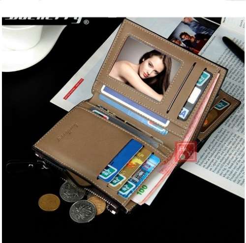 Genuine Leather Wallet - Cowhide - Brown