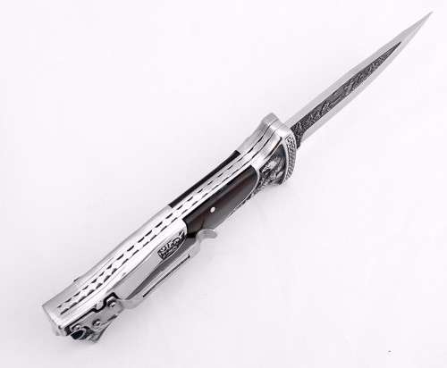 Handmade Folding Knife - Ebony And Stainless Steel Handle  - Great for collectors