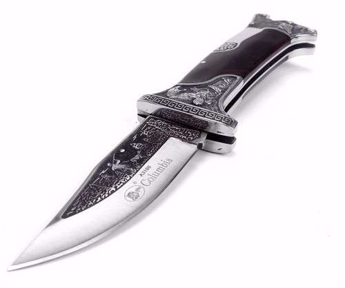 Handmade Folding Knife - Ebony And Stainless Steel Handle  - Great for collectors