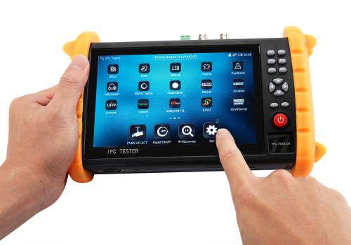Surveillance Camera Tester - 7 Inch Display, ONVIF, Wi-Fi, Cable Tester, IP Scan, Ping Test
