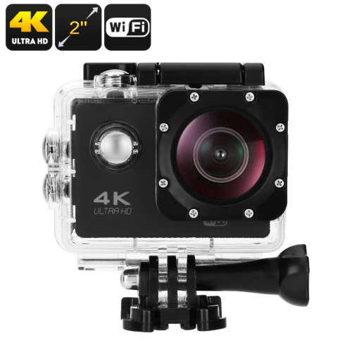 4K Sports Camera - Sony 179 Sensor, 30fps, 170-Degree Lens, 16MP, IP68 Case,HDMI Out, 2-Inch Display