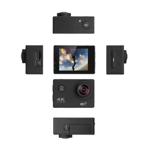 4K Sports Camera - Sony 179 Sensor, 30fps, 170-Degree Lens, 16MP, IP68 Case,HDMI Out, 2-Inch Display