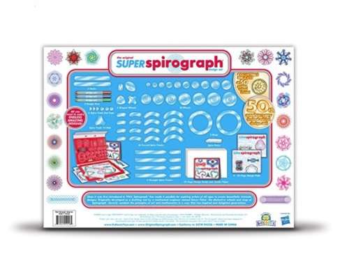 LOCAL STOCK!!! Super Spirograph 75-piece Jumbo Kit (50th Anniversary Edition)