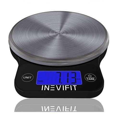 Inevifit Digital Kitchen Scale, Multi-function, Accurate, 13 lbs,  6kgs, 1 Gram Increments