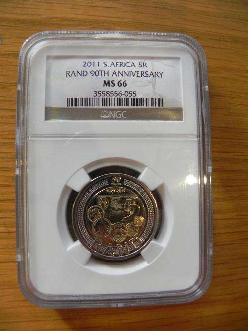 2011 S.AFRICA 5R 90TH ANNIVERSARY, MS66
