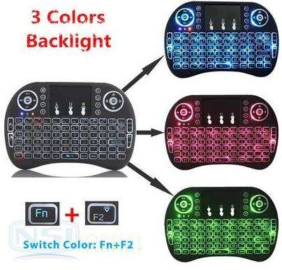 Mini Backlit Wireless Touchpad Keyboard & Mouse - SA stock