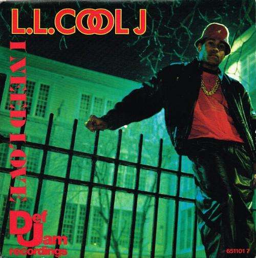 L.L.COOL J: I NEED LOVE / MY RHYME AIN'T DONE - CBS / DEF JAM RECORDINGS Picture sleeve 7inch Single