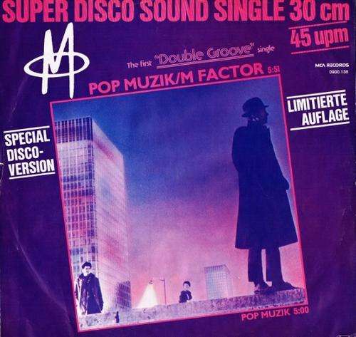 M: POP MUZIK; M FACTOR / POP MUZIK - LIMITED EDITION German MCA RECORDS Double Groove 12inch Single