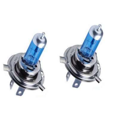 H4 100w Super White Xenon Headlight Bulbs 12V