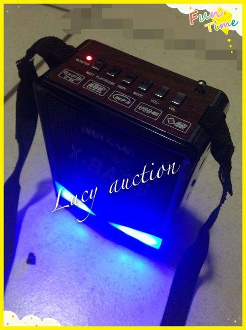 Potable Rechargeable Fm radio USB sd Mmc card mp3 player