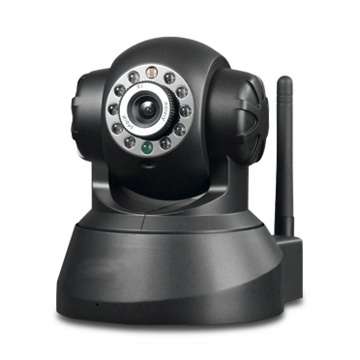 Latest P2P Wireless IP Camera wf IR Night Vision/MicroSD via Smartphone