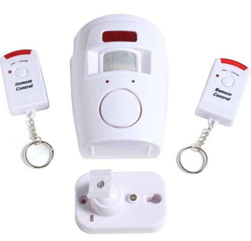 Wireless Motion Sensor Alarm System with 2 Remotes